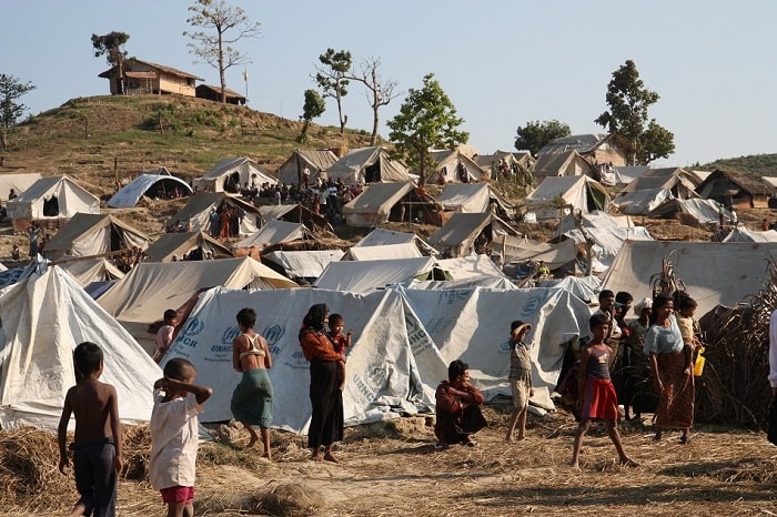 مخيم لمسلمي بورما