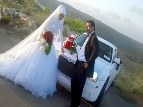 الزيدي في زفافه